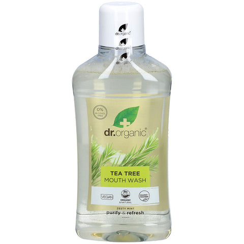 Dr.organic Tea Tree Mouth Wash 500ML