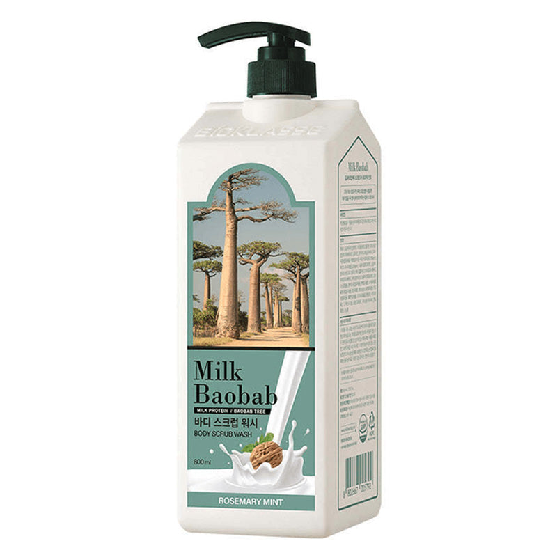 Milk Baobab Body Scrub Wash Cica Refreshing 500ml