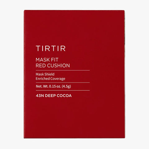 Tirtir Mask Fit Red Cushion 43N Deep Cocoa(mini)4.5g / 0.15 OZ