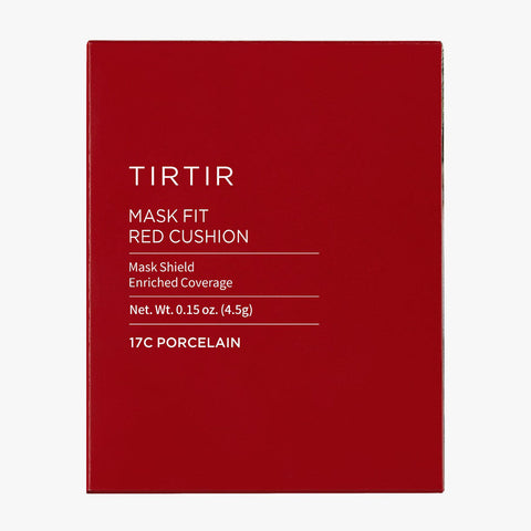 Tirtir Mask Fit Red Cushion 17C Porcelain(mini) 4.5G / 0.15 Oz.