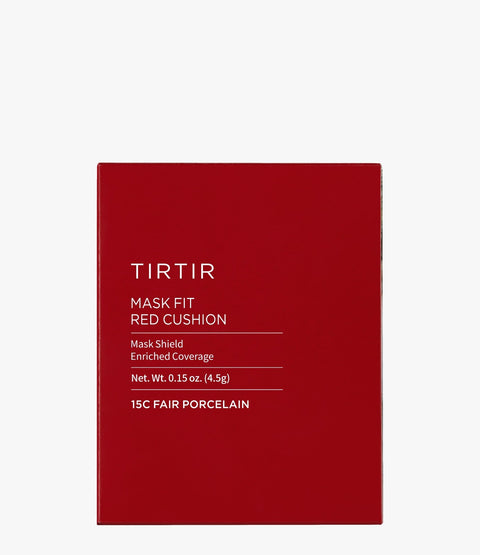Tirtir Mask Fit Red Cushion 15C Fair Porcelain(mini) 4.5G / 0.15 Oz.