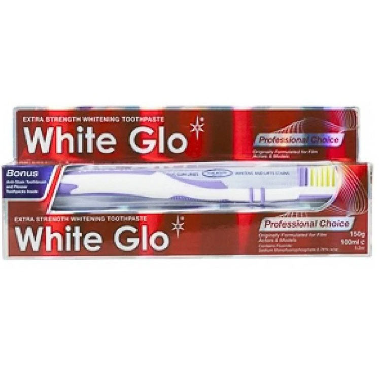 White Glo Professional Choice Whitening Toothpaste 150G/100ML