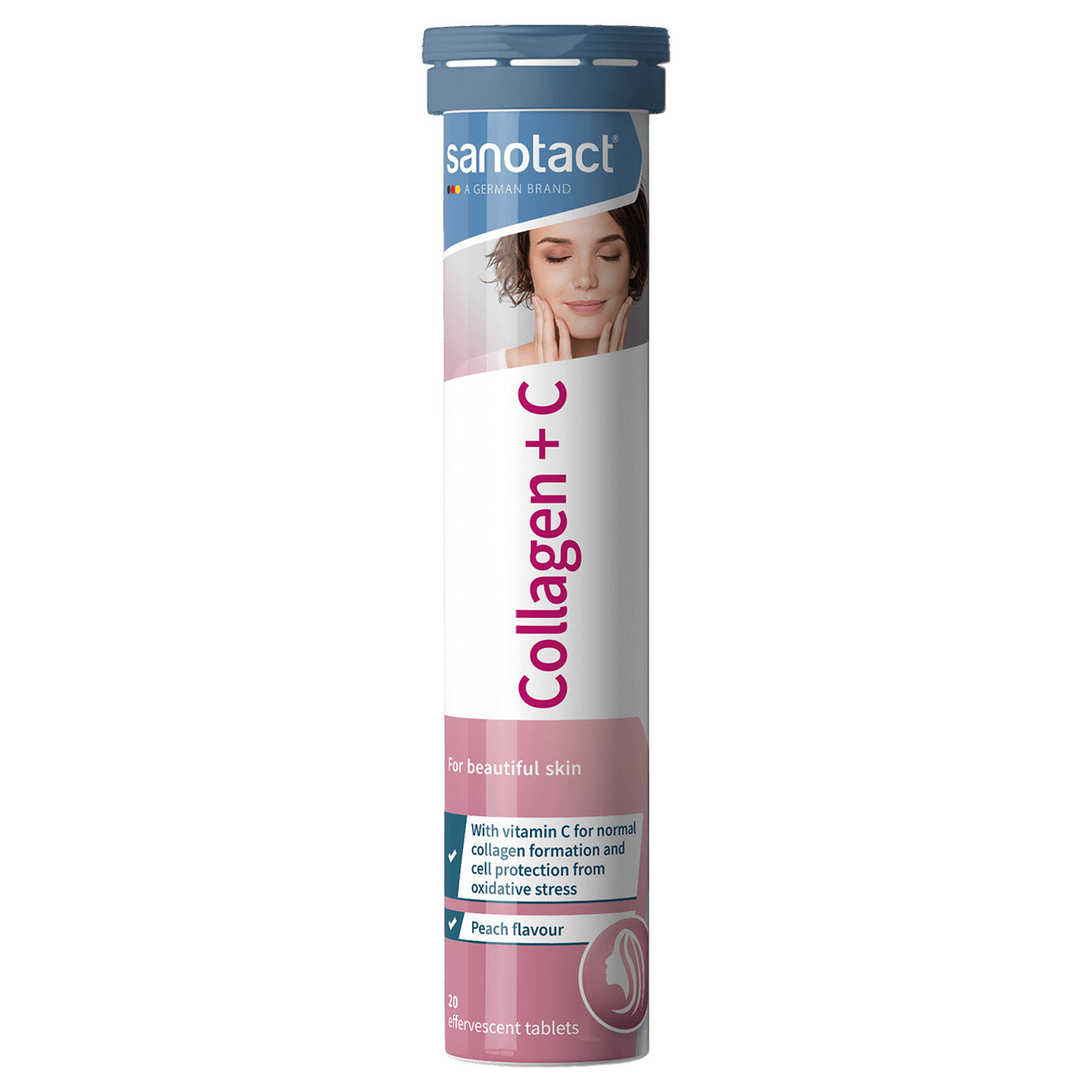 Sanotact Collagen + C Effervescent Tablets 20's
