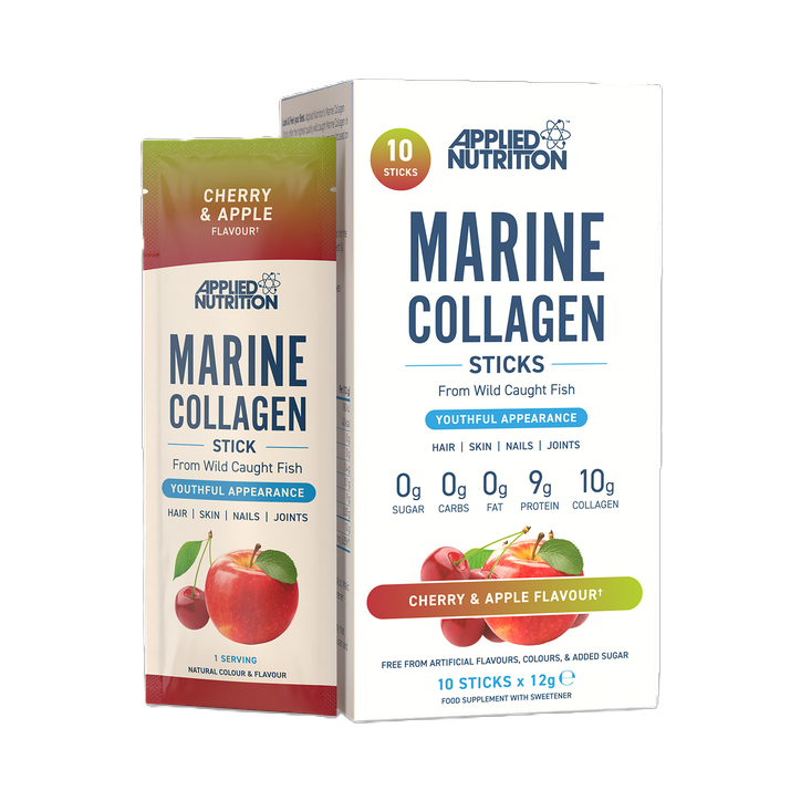 Applied Nutrition Marine Collagen Stick Cherry Apple 12g x 10’s