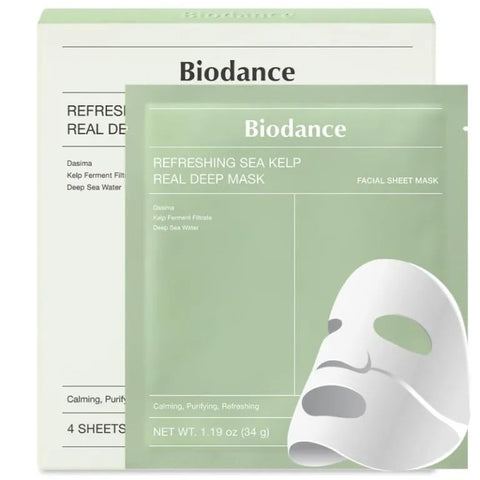 Biodance Refreshing Sea Kelp Real Deep Mask 1 Box (34g x 4ea)