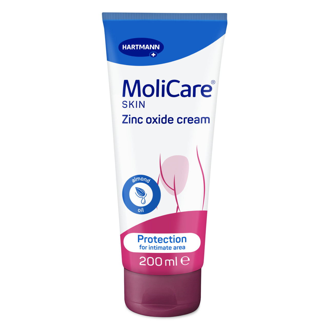 MoliCare Skin Zinc Oxide Cream for Irritated Skin 200 ml (P1)