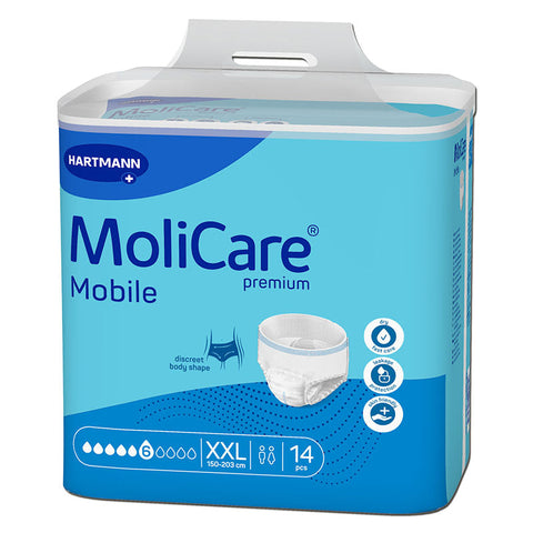 MoliCare Premium Mobile Size XXL 6D, 14 pcs