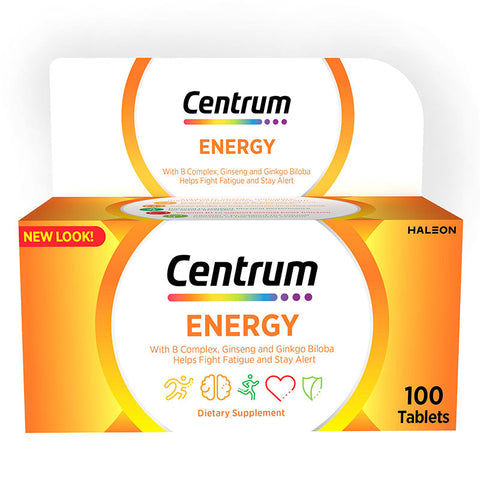 Centrum Energy Tablets 100’s