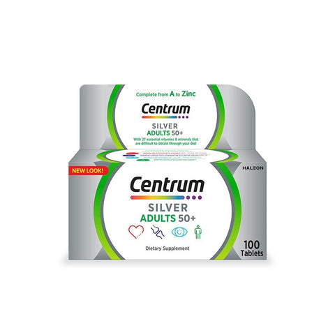 Centrum Silver Adults 50+ Tablets 100’s