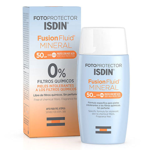 ISDIN Fotoprotector Fusion Fluid Mineral SPF 50 Adult 50 ml