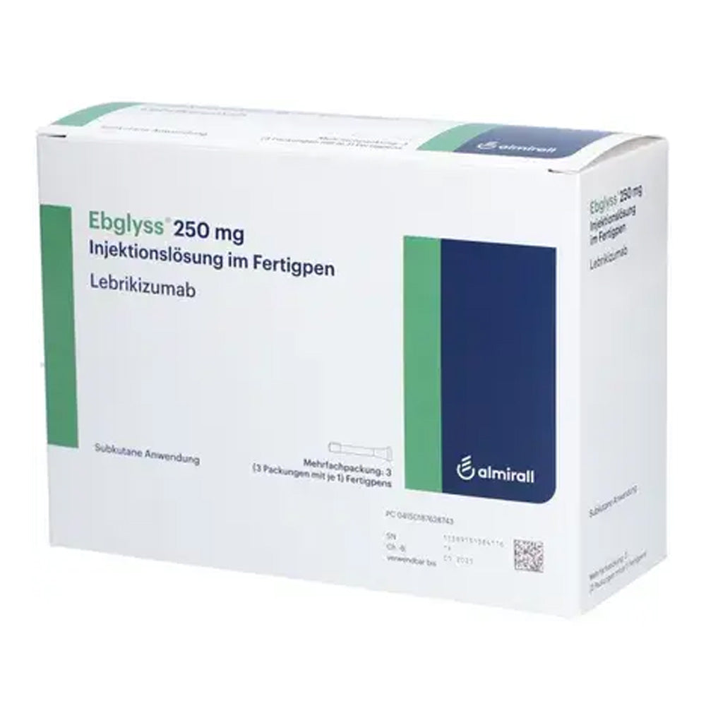 Ebglyss 250 mg/2 ml Solution for Subcutaneous Injection in Prefilled Pen