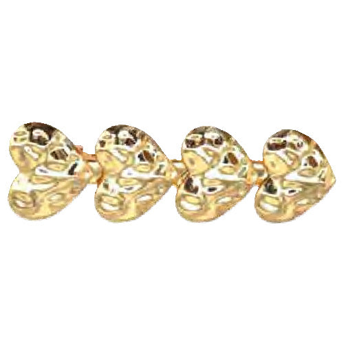 Titania Hair Slide, Metal (Gold Heart)