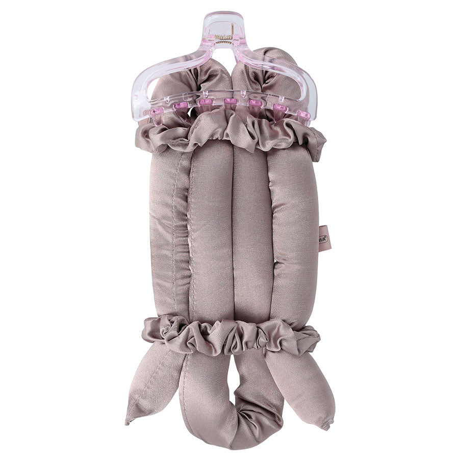 Titania Heatless Curl Styler, Satin, Aubergine Colour, 1 Set, in Paper Box