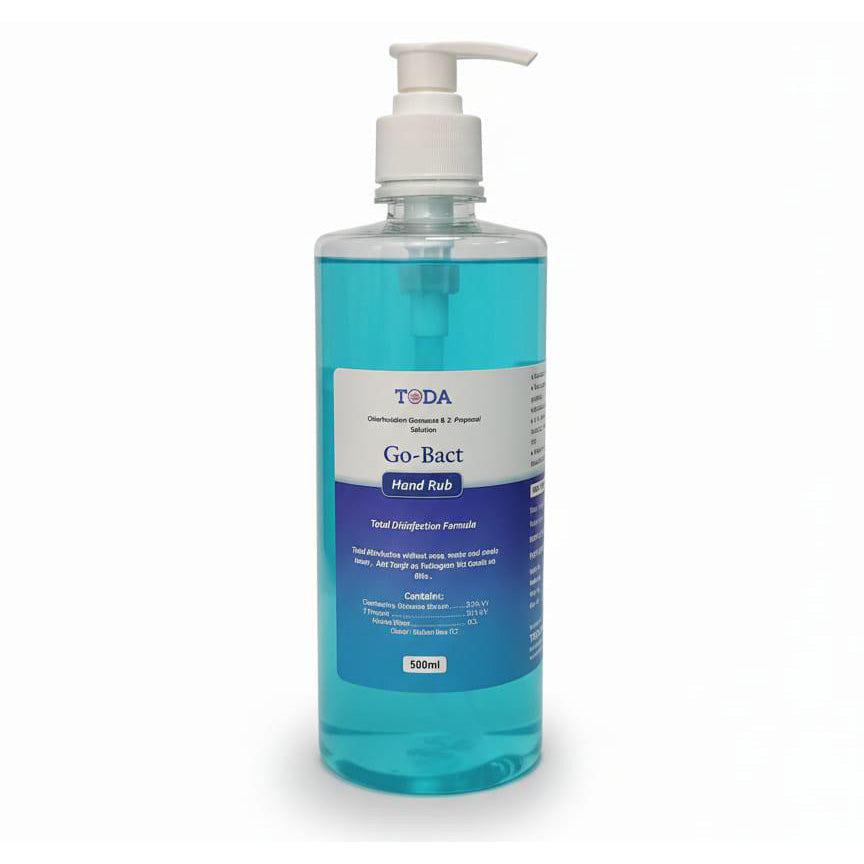 Toda Go-Bact Hand Rub Sanitizer Pump 500 ml