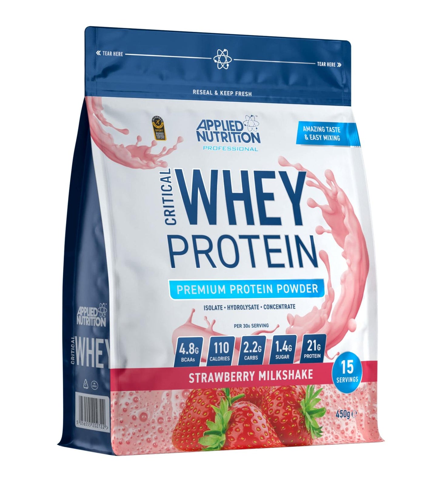 Applied Nutrition Critical Whey 450 g – Strawberry Milkshake