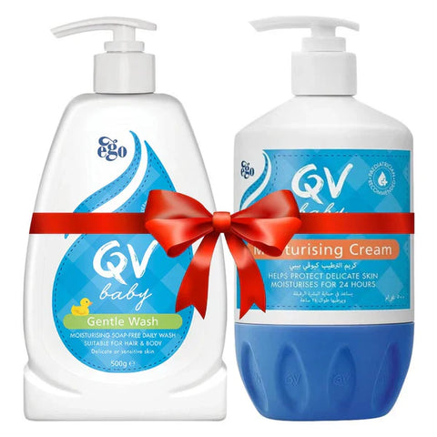 QV Baby Shampoo 500ML + Baby Cream 500G Promo Kit