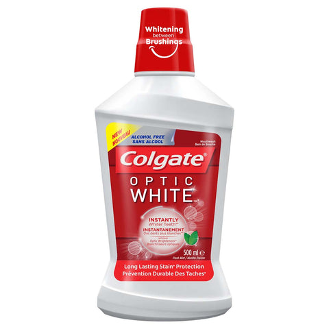 Colgate Optic White Mouthwash 500 ml