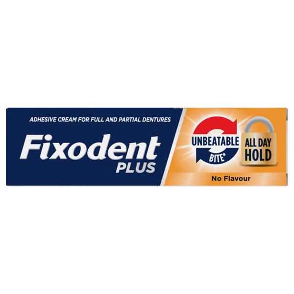 Fixodent Plus Cream No Flavour 40 g