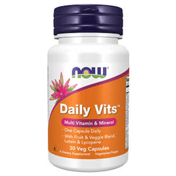 NOW Daily Vits Multivitamin & Mineral Cap 30’s