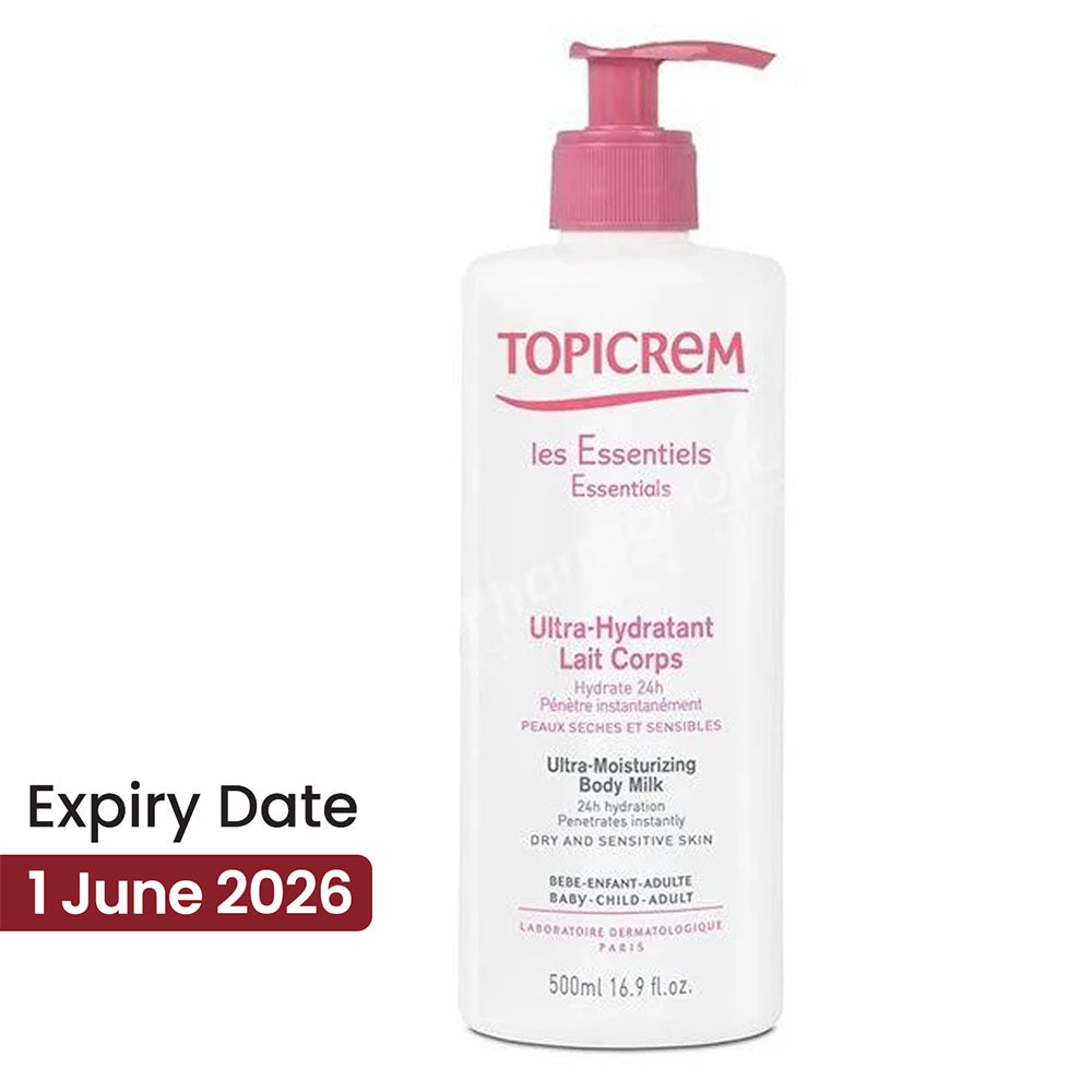 Topicream Ultra-Moisturizing Body Milk 500ml**