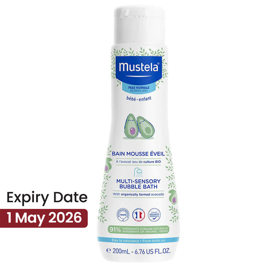 Mustela Multi-Sensory Bubble Bath 200ml**
