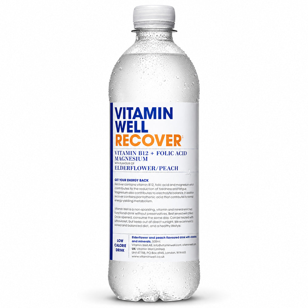 Vitamin Well Recover Elderflower & Peach Drink 500 mL