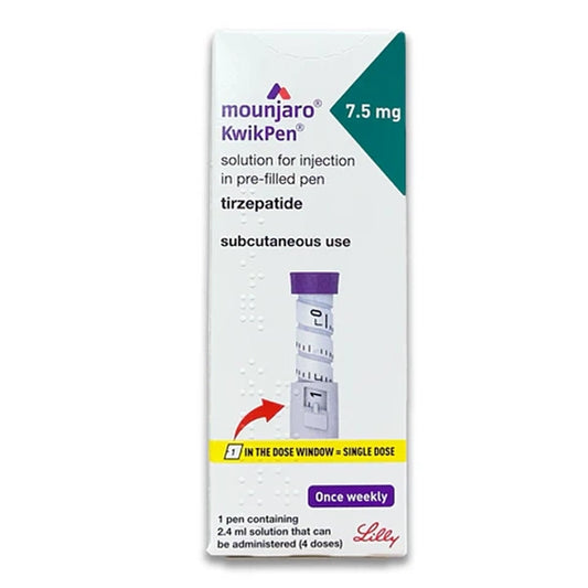 Mounjaro Kwikpen 7.5Mg/0.6Ml Pre-Filled Pen 1'S (4 Doses/Pen)
