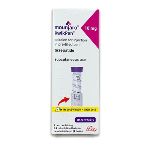 Mounjaro 10 Mg/0.5ml Pre-Filled Pen 1VS NEED  Prescription .