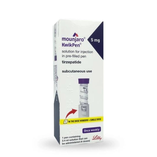 Mounjaro Kwikpen 5Mg/0.6Ml Pre-Filled Pen 1'S (4 Doses/Pen)