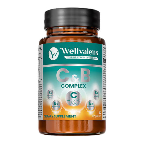Wellvalens Vitamin C & B Complex Cap 60 Cap