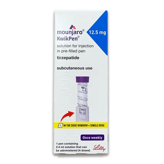 Mounjaro Kwikpen 12.5Mg/0.6Ml Pre-Filled Pen 1'S (4 Doses/Pen)