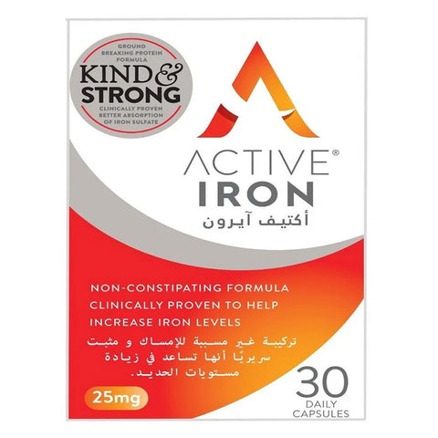 Active Iron 25 mg Capsules 30 S