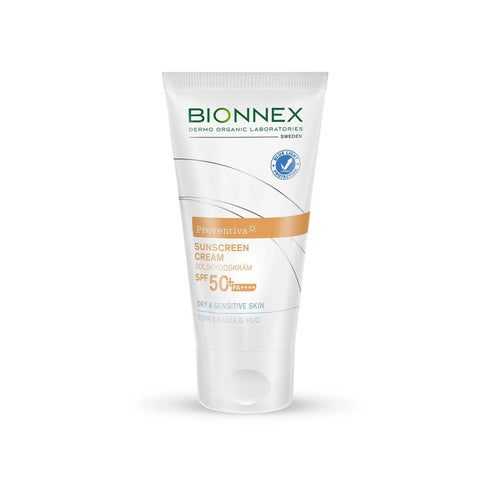 Bionnex Preventiva Dry & Sensitive Skin Sunscreen Cream SPF 50+ 50 mL