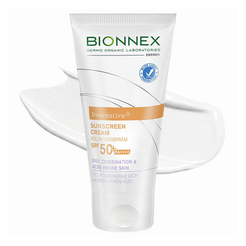 Bionnex Preventiva Oily, Combination & Acne-Prone Skin Sunscreen Cream SPF 50+ 50 mL
