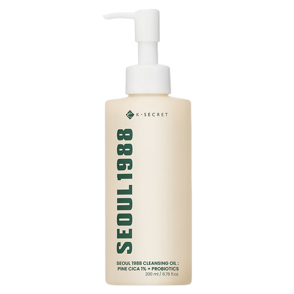 K-Secret Seoul 1988 Cleansing Oil: Pine Cica 1% + Probiotics 200 mL