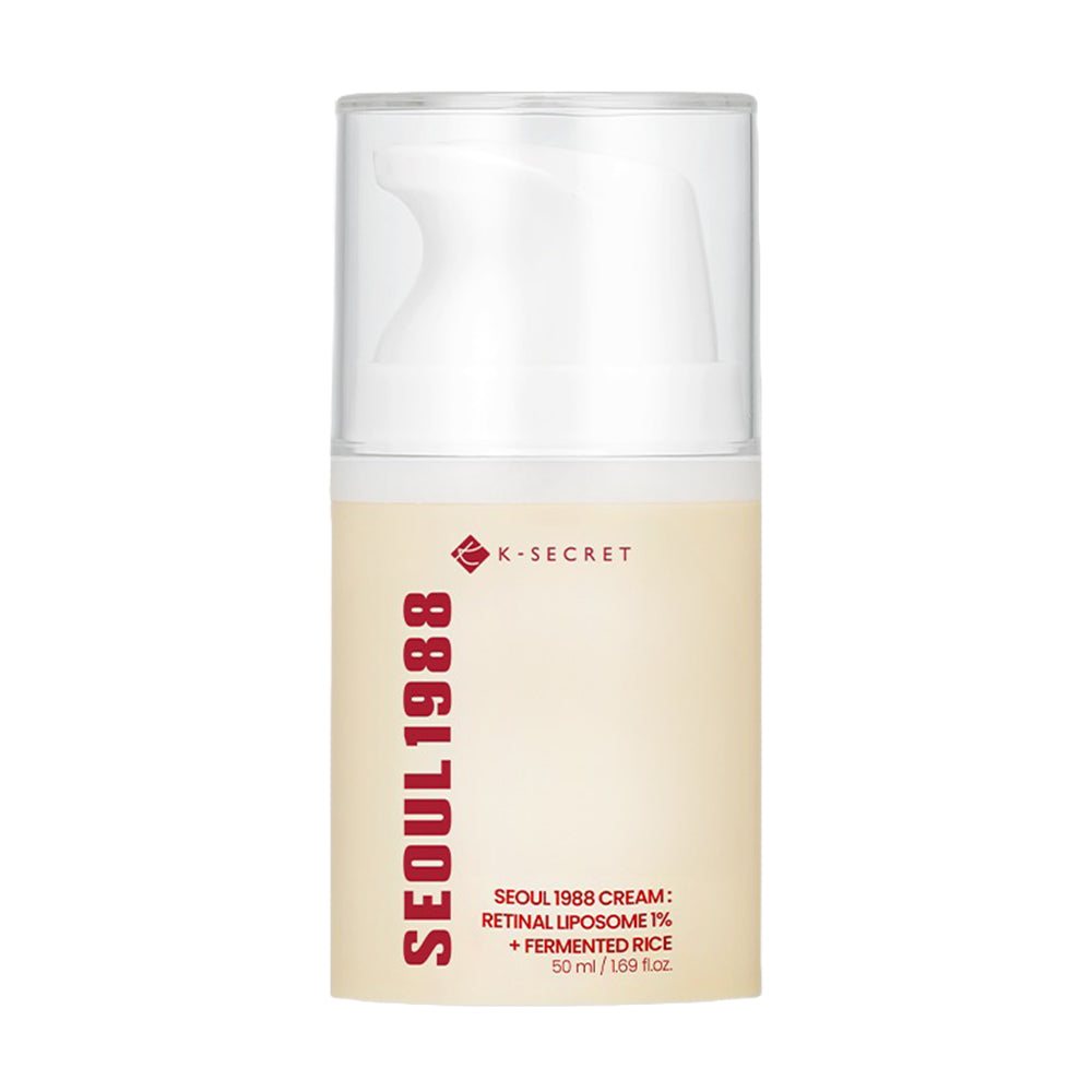 K-Secret Seoul 1988 Cream: Retinal Liposome 1% + Fermented Rice 50 mL