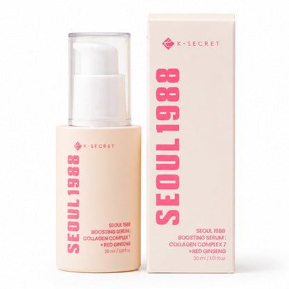 K-Secret Seoul 1988 Boosting Serum: Collagen Complex 7 + Red Ginseng 30 g