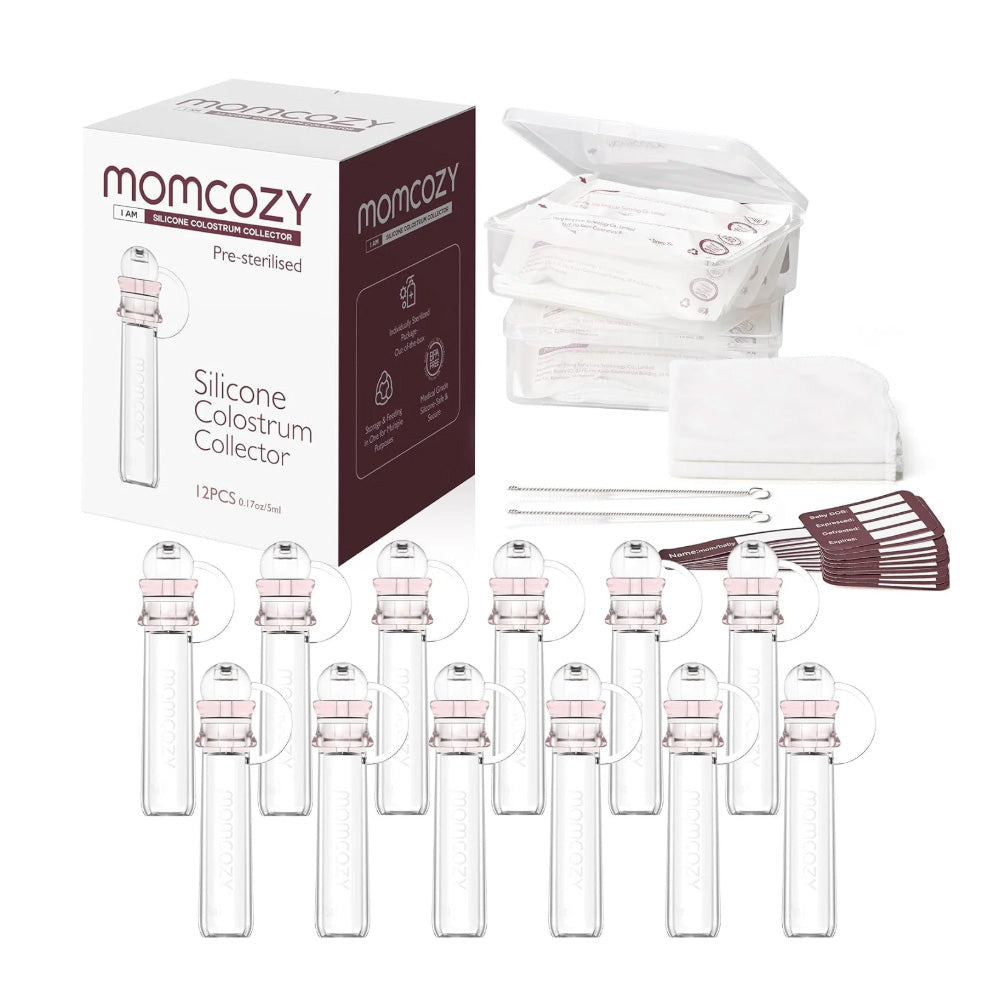 Momcozy Silicone Colostrum Reusable Breast Milk Collector 12 S