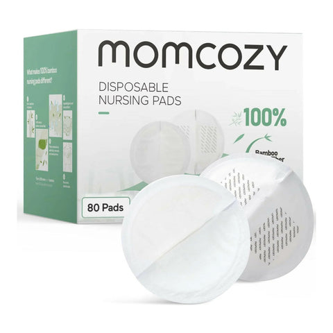 Momcozy Bamboo Fiber Disposable Nursing Pads 80 S