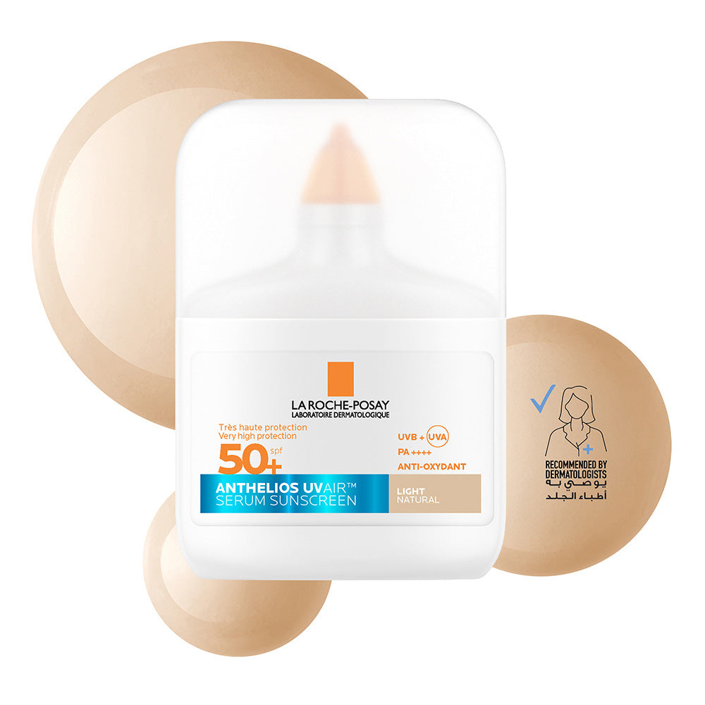 La Roche-Posay Anthelios UV Air Serum Sunscreen SPF 50 Light Natural 50 mL