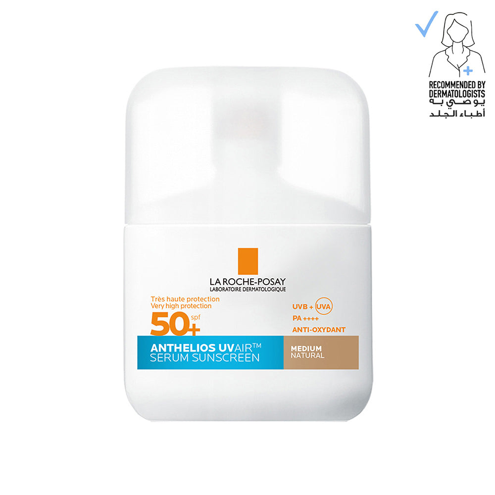La Roche-Posay Anthelios UV Air Serum Sunscreen SPF 50 Medium Natural 50 mL
