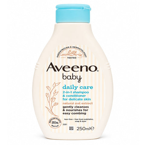 Aveeno Baby Daily Care 2-in-1 Shampoo & Conditioner 250 mL