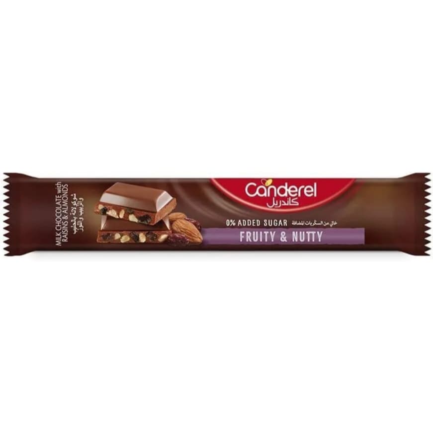 Canderel Chocolate Fruit & Nuts 27g