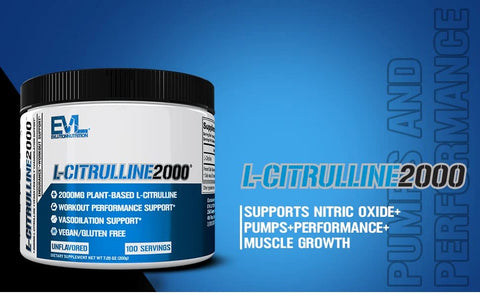 Evl L- Citruline Powder 2000 Unflavored 200 G