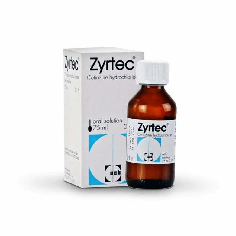 Zyrtec Oral Solution 75ml Kids 1mg/ml