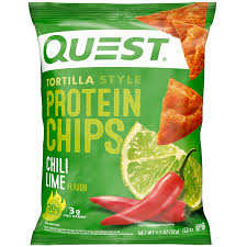 Quest Protein Tortilla Chips Chilli Lime 32Gm