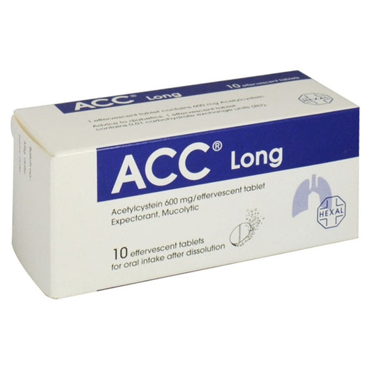 ACC 600MG LONG EFFERVESCENT 10S