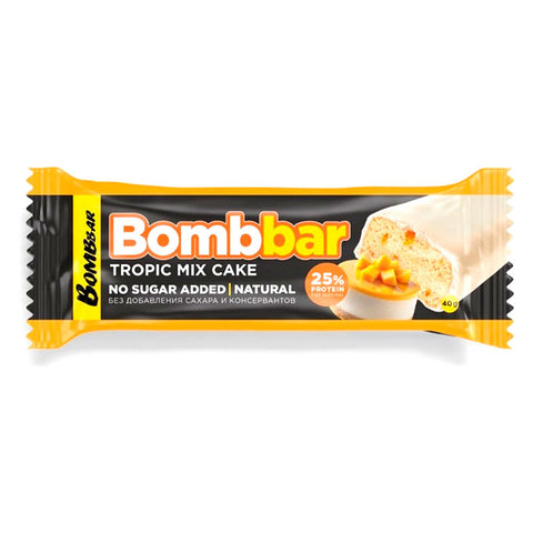 Bombbar Glazed Bar Flavoured Tropical Mix Cake 40G
