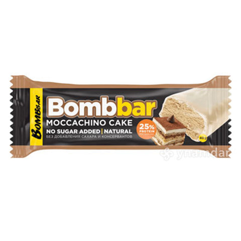Bombbar Glazed Bar Moccachino Cake 40G
