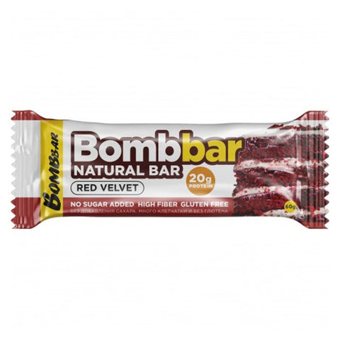 Bombbar Protien Bar Flavoured Red Velvet 60G